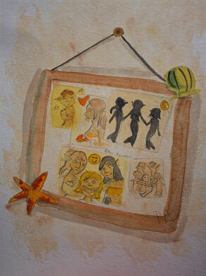 &quot;Memory&quot; - MerMay 2025 (watercolor)